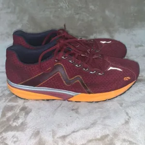 Karhu Mens Size 11.5 Running Walking Athletic Sneakers Shoes Burgundy Lace Up