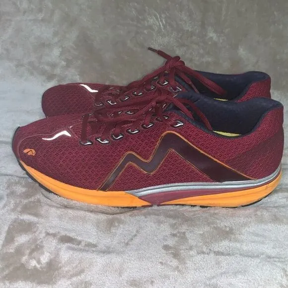 Karhu Mens Size 11.5 Running Walking Athletic Sneakers Shoes Burgundy Lace Up