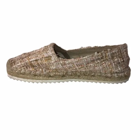 Karl Lagerfeld Paris Arago2 Flat Espadrille 8.5