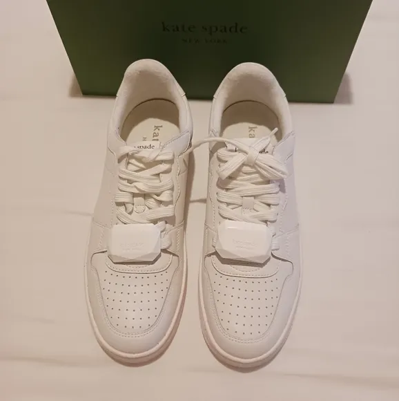 Kate Spade Bolt Gem Lace-up Sneakers