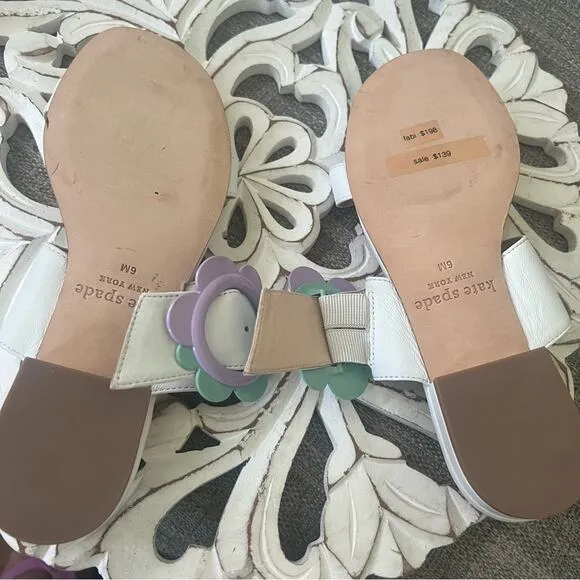 Kate Spade Tabi Flower Sandals Shoes Women’s 6 NEW