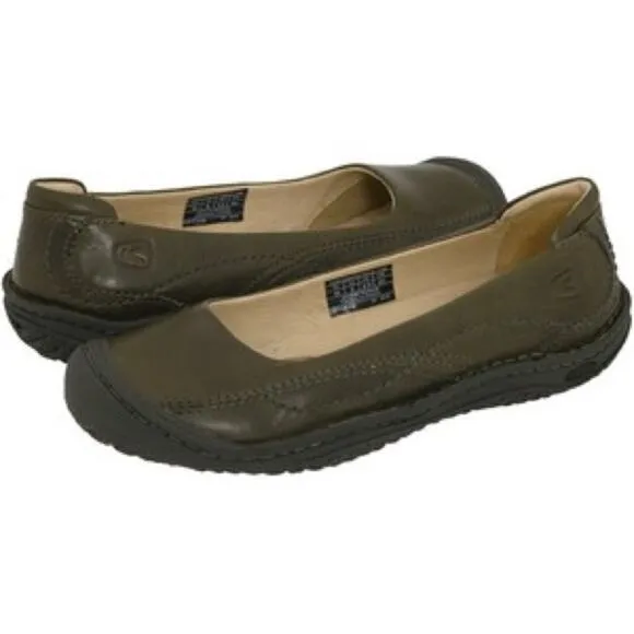 Keen Golden Ballerina 6 Brown Leather KeenCush