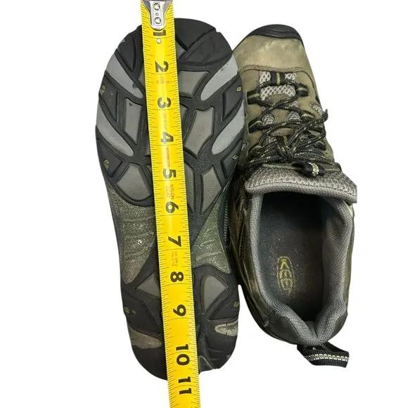 Keen Lace-up Olive Green Men's Hiking Shoes | Approximate Size 11