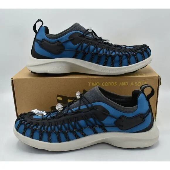 Keen Mens Size 9.5 Uneek Mykonos Blue Black Sneakers Shoes