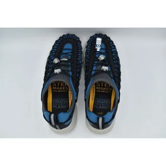 Keen Mens Size 9.5 Uneek Mykonos Blue Black Sneakers Shoes