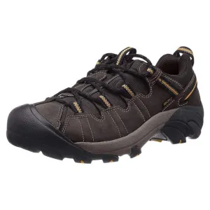 KEEN MEN'S TARGHEE 2 LOW HEIGHT WATERPROOF HIKING SHOES, RAVEN/TAWNY OLIVE,