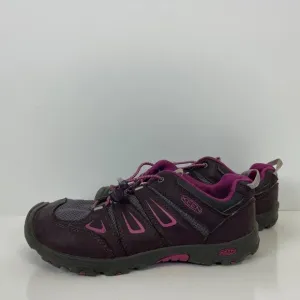 Keen Oakridge Hiking Shoes Kids Size 6 Leather Pink Brown
