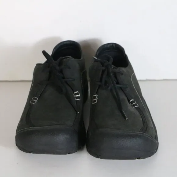 Keen Portsmouth Hiking Oxford Shoes Mens 10.5 Charcoal Nubuck Leather Lace Up