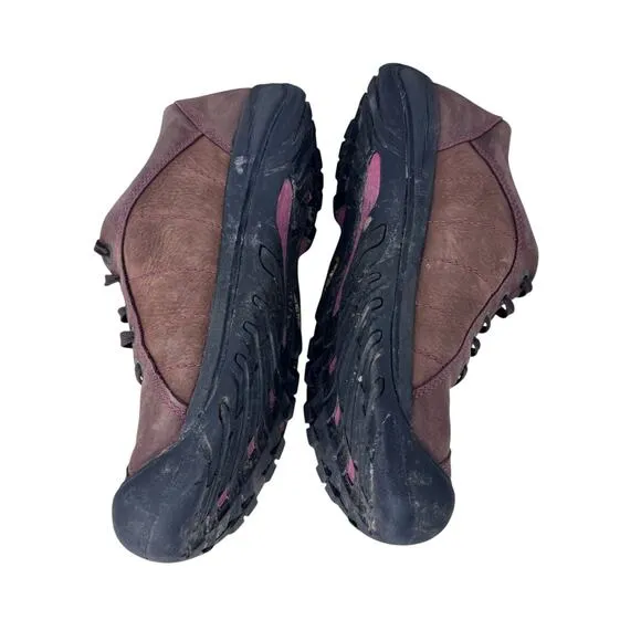 Keen Presidio Hiking Shoes Womens US 10 Brown Upper Suede Rubber Sole 5322-WLNT