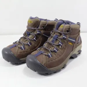 Keen Shoes Womens 8.5 Targhee II Mid Hiking Goat Crown Blue 1016581