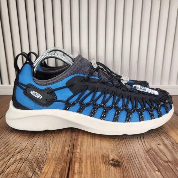 Keen Uneek SNK 1026586 Men Sz 8.5 Blue Black Outdoors Cord Hiking Sneakers Shoes