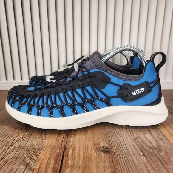 Keen Uneek SNK 1026586 Men Sz 8.5 Blue Black Outdoors Cord Hiking Sneakers Shoes