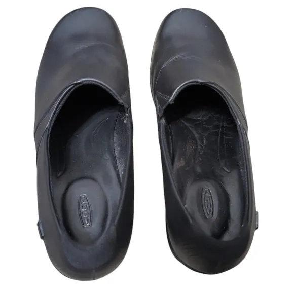 Keen Womens Utility Chef Nurse Uniform Clogs Slip On Shoes Black Size 10.5