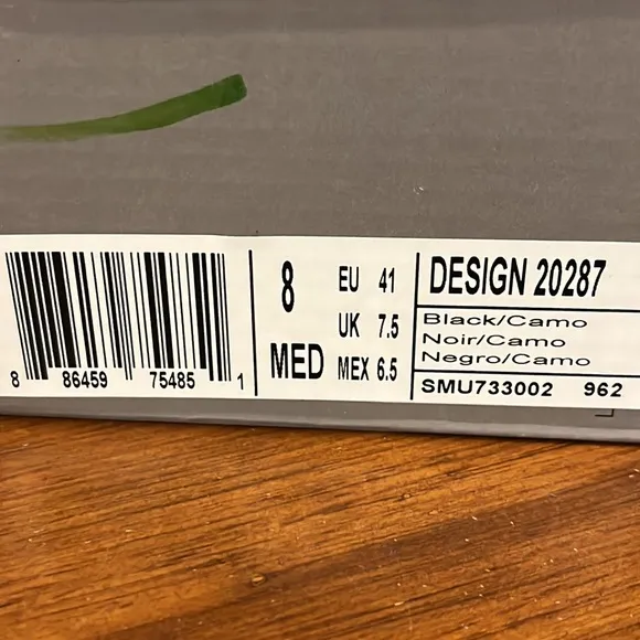 Kenneth Cole Reaction Camo Design 20287 shoes sneakers new Mens size 8