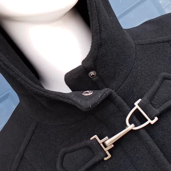 Kenneth Cole Reaction toggle closure Hooded Coat