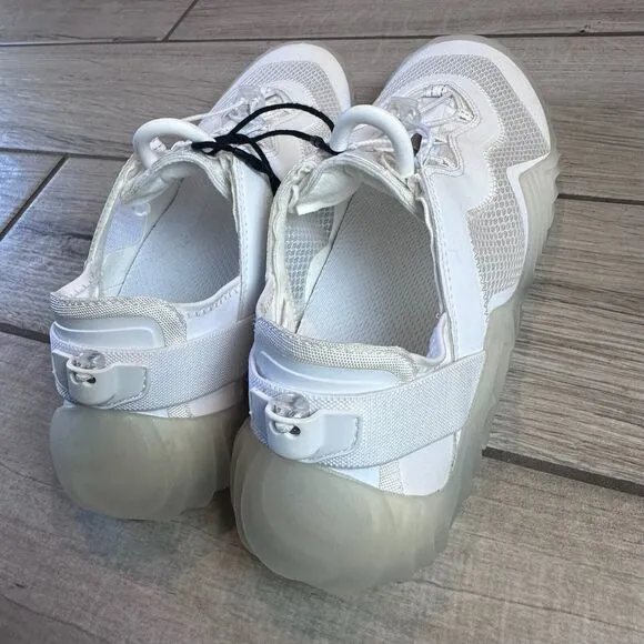 Kenzo Paris Wave Runway Mesh Shoes Mens Size 45 White