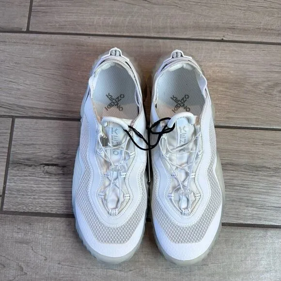 Kenzo Paris Wave Runway Mesh Shoes Mens Size 45 White