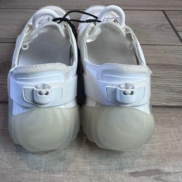 Kenzo Paris Wave Runway Mesh Shoes Mens Size 45 White