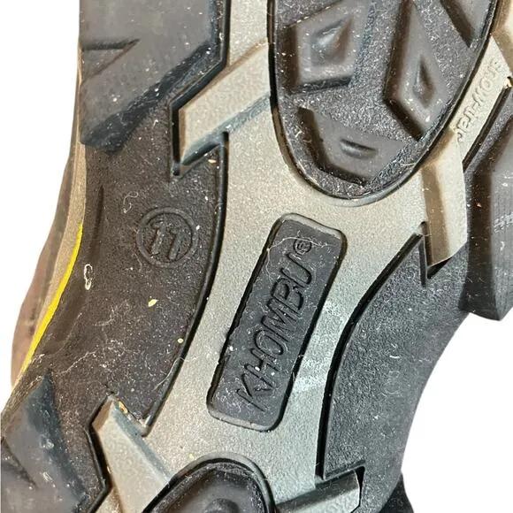 KHOMBU Flume 2 Gray Leather Outdoor Hiking Boots Men’s Size 11