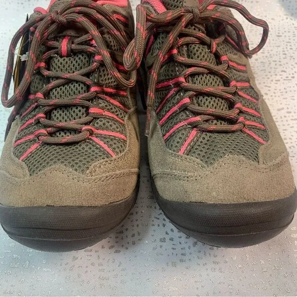 Khombu Maura Sneakers Hiking Trail Walking Shoes Brown Pinehurst Size 7.5 M