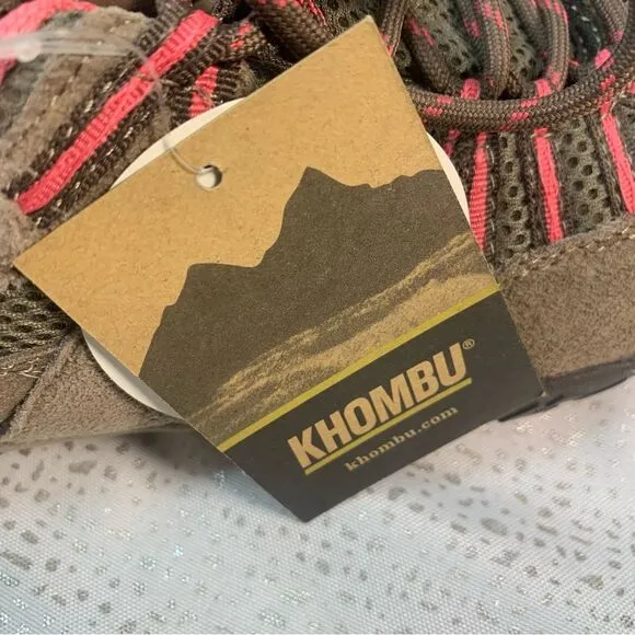 Khombu Maura Sneakers Hiking Trail Walking Shoes Brown Pinehurst Size 7.5 M