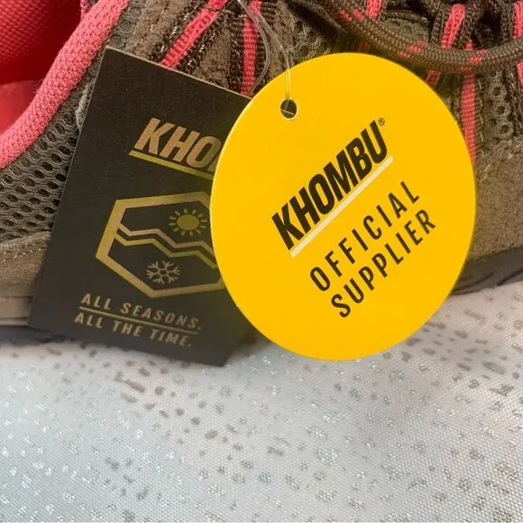 Khombu Maura Sneakers Hiking Trail Walking Shoes Brown Pinehurst Size 7.5 M