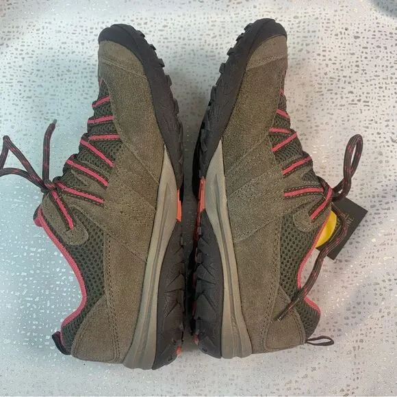 Khombu Maura Sneakers Hiking Trail Walking Shoes Brown Pinehurst Size 7.5 M