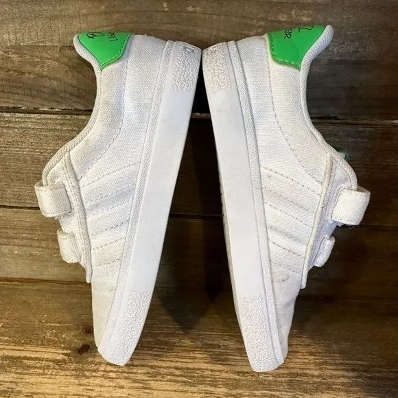 Kids Adidas Vulc Raid3r Disney Buzz Lightyear White Shoes Sneakers Size 10 C GUC