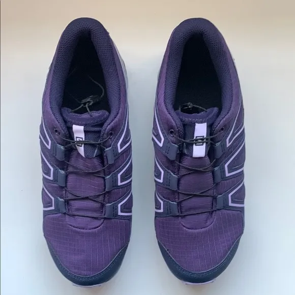 Kids Salomon Purple Trail Hiking Shoes Size 6