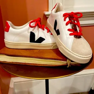 Kids Veja Esplar leather Sneaker size 1