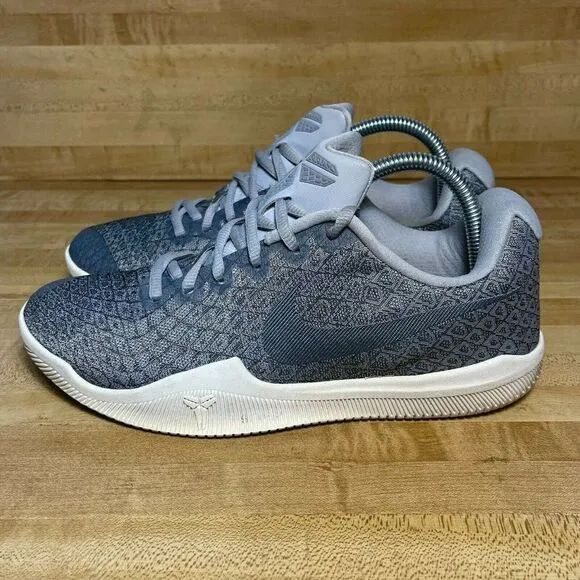 Kobe Mamba Instinct Mens Pure Platinum Sneaker Shoes Silver Gray Sz 8 852473-002
