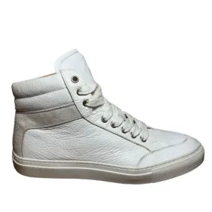 KOlO Men’s Size EU 38 US 7 Capri Triple White Leather Shoes Designer Casual
