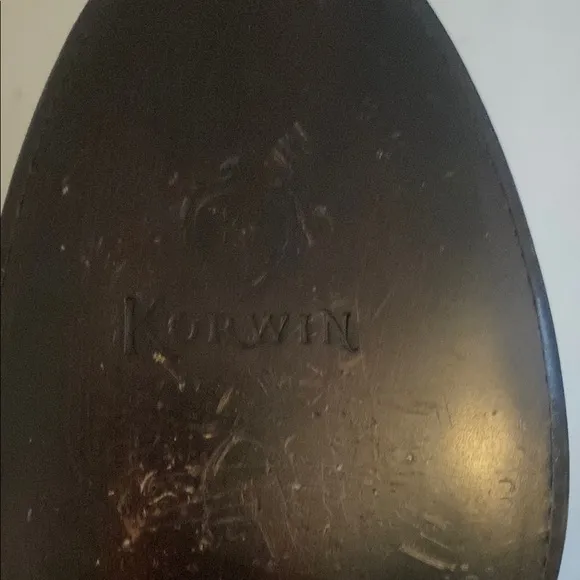 Korwin Leather Ankle Boots Lizard Embossed size 11
