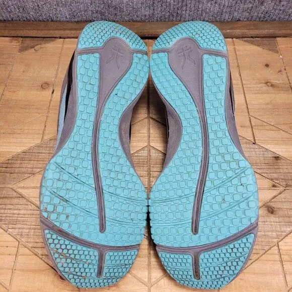 KURU Womens Quantum Sneaker Size 9.5 Wide Blue Comfy Trainer Shoes Athletic