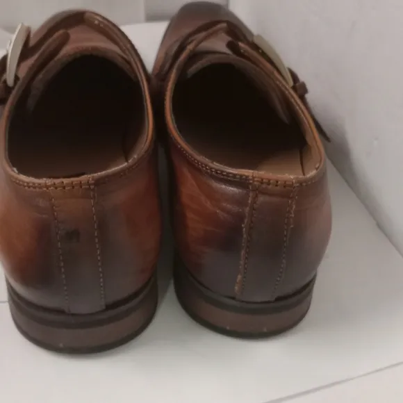 La Milano  Shoes, WILL Brown Leather ,  Size 8M Style Cognac-230 memory foam