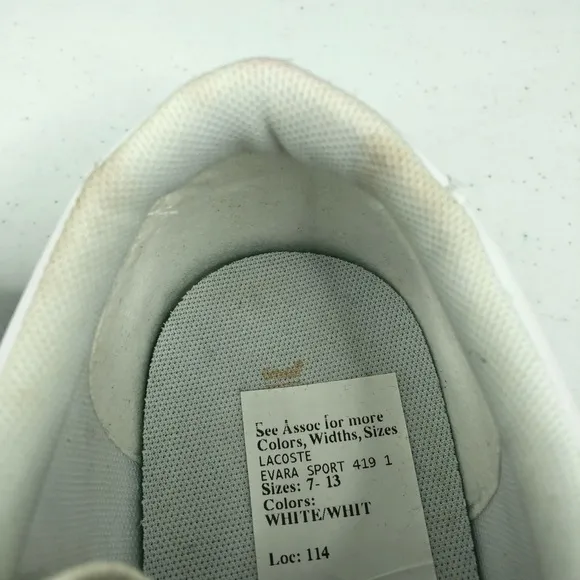 Lacoste Evara Sport Lace Up Sneaker Shoes