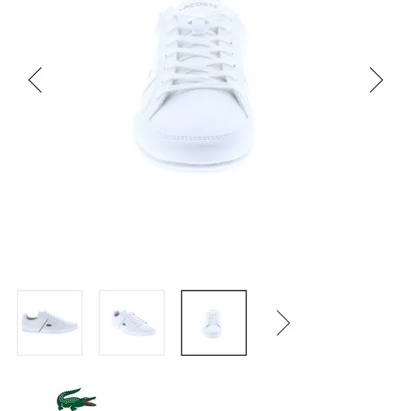 Lacoste Nivolor 0721 1 P Cma Mens White Leather Lifestyle Sneakers Shoes