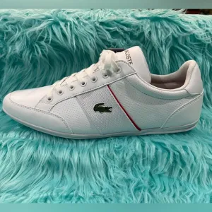 Lacoste Nivolor 0721 1 P Cma Mens White Leather Lifestyle Sneakers Shoes