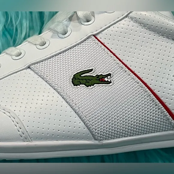 Lacoste Nivolor 0721 1 P Cma Mens White Leather Lifestyle Sneakers Shoes