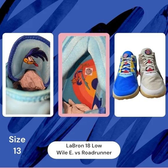 LEBRON 18 WILE E. VS ROADRUNNER MEN'S SNEAKER