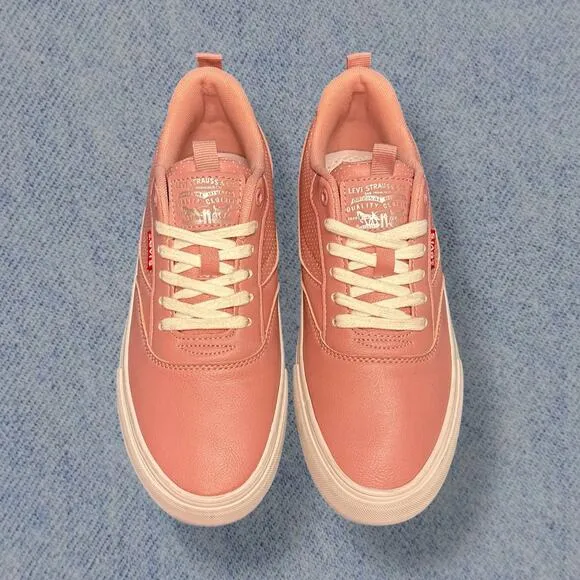 Levi’s Women’s Pink Low-Top Sneakers - Size 8.5