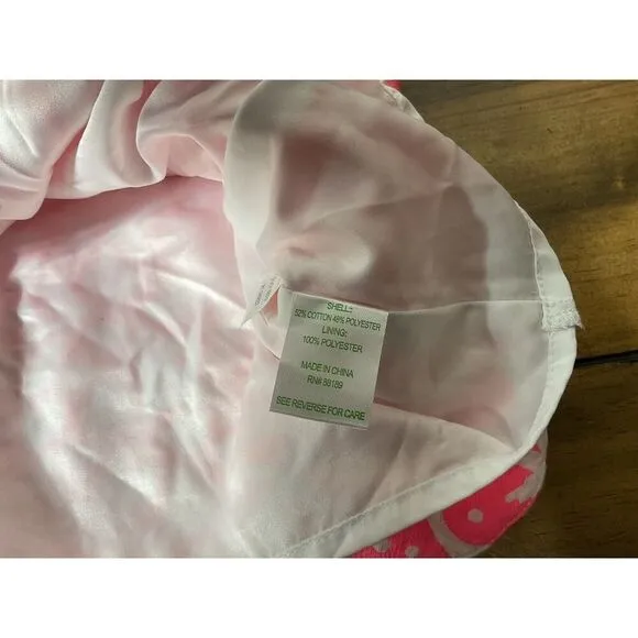 LILLY PULITZER Hot Pink Scalloped Tate Skirt Size 0