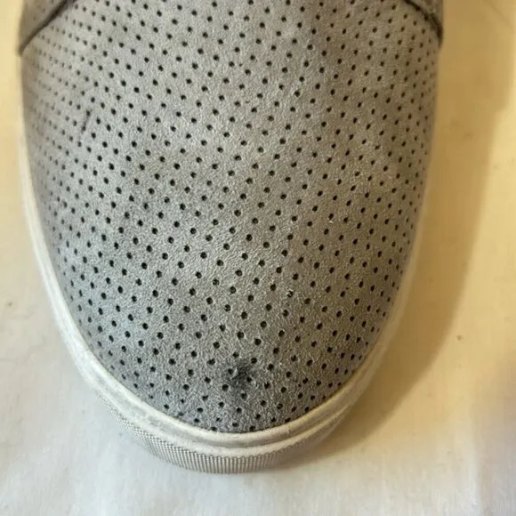 Linea Paolo Gray Felicia Suede Wedge Sneakers-Size 13 M   NWOB