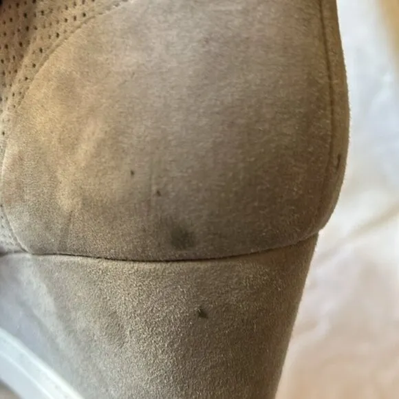 Linea Paolo Gray Felicia Suede Wedge Sneakers-Size 13 M   NWOB