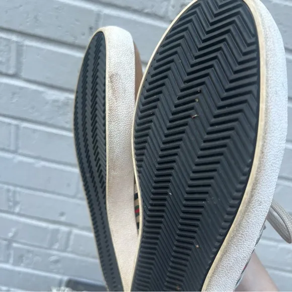 Linea Paolo Tan Striped Sneakers
