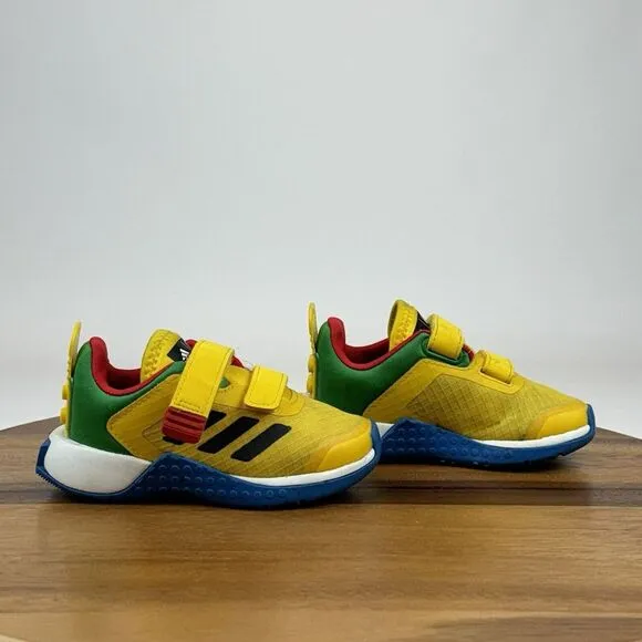 Little‎ Kids Adidas Lego Sport CF Limited Equipment Yellow Sneakers Shoes Size 7