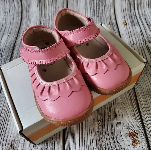 Livie and Luca Ruche Sandals Pink Color No Box Classic Honeycomb Sole
