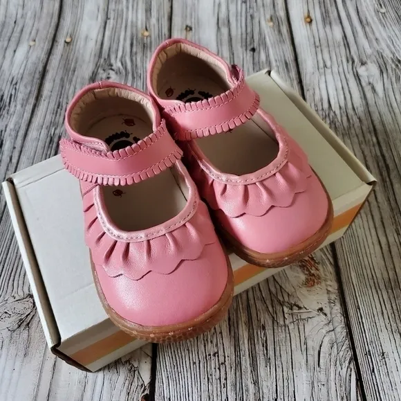 Livie and Luca Ruche Sandals Pink Color No Box Classic Honeycomb Sole