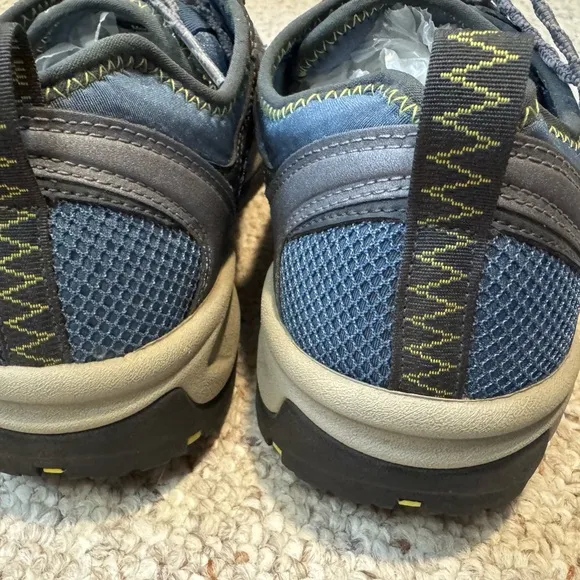 L.L. Bean Blue and Gray Athletic Shoes with Breathable Mesh