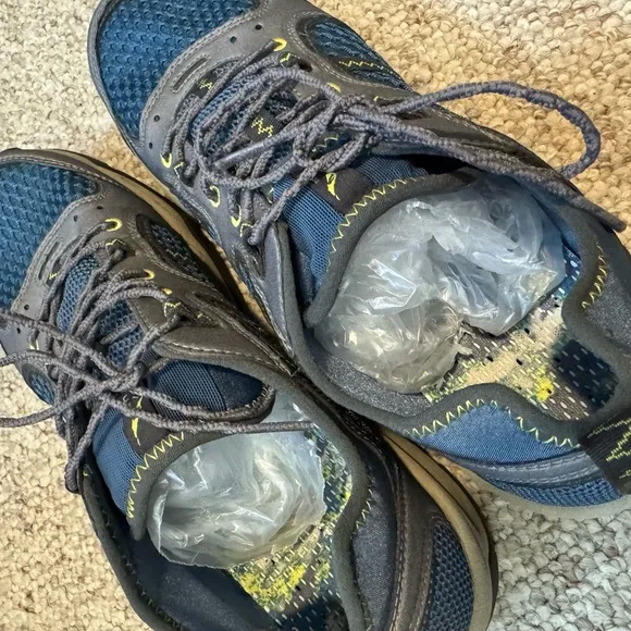 L.L. Bean Blue and Gray Athletic Shoes with Breathable Mesh